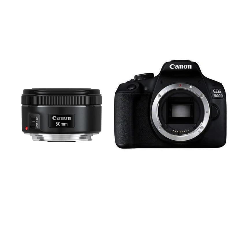 دوربین دیجیتال کانن مدل EOS 2000D به همراه لنز 50 میلی متر STM 1.8 — تصویر ۲
