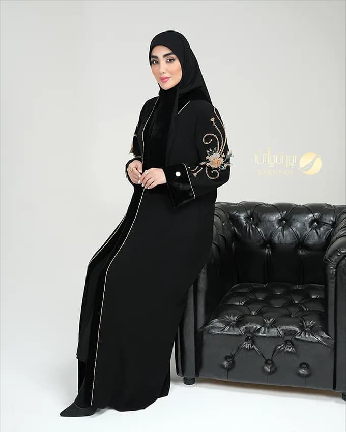 مانتو ویدا جلو مخمل حورا vip