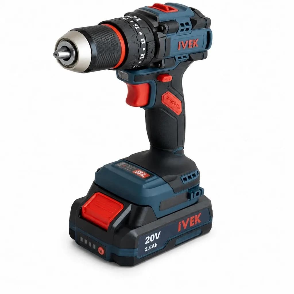 دریل چکشی شارژی براشلس 20ولت ایوک مدل K-7812