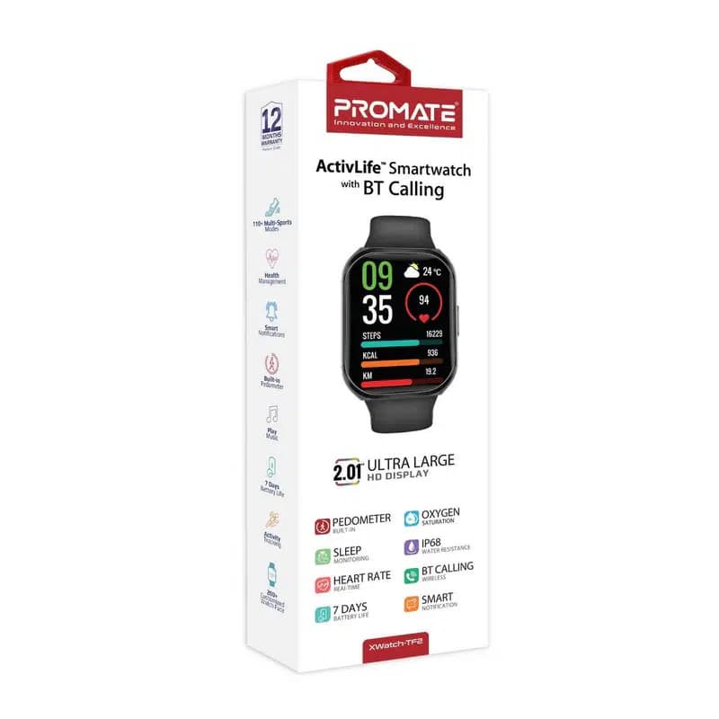 ساعت هوشمند پرومیت مدل PROWATCH-AM19.BLACK — تصویر ۳
