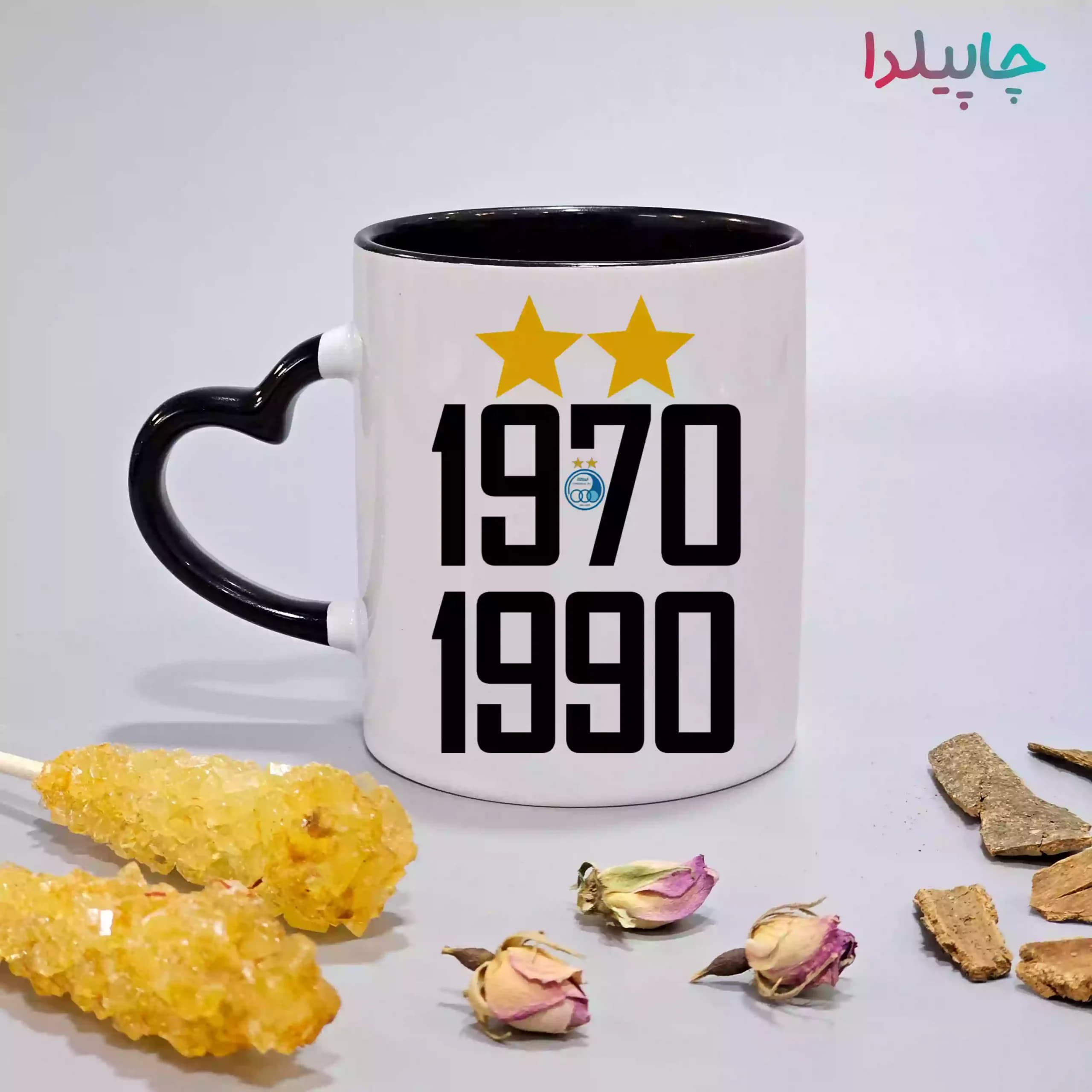 لیوان با طرح استقلال تاج