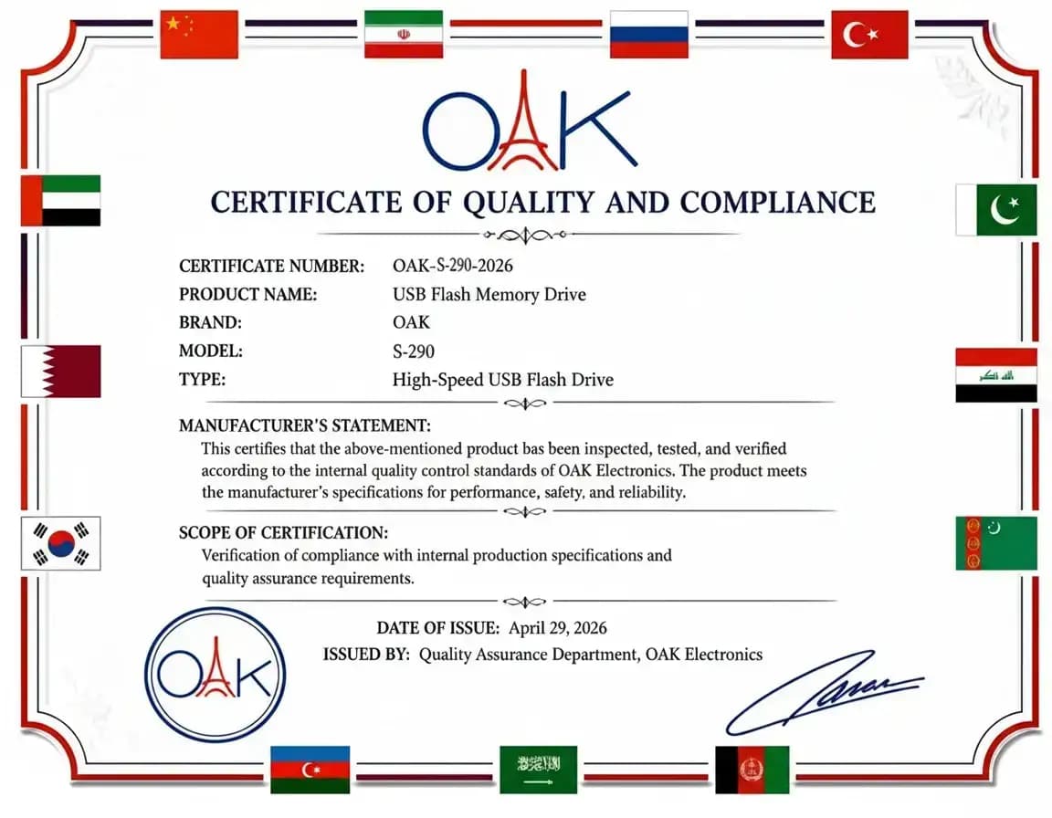 + قیمت فلش مموری فلش مموری32 گیگ OAK مدل S-290 + فروش اقساطی — تصویر ۴