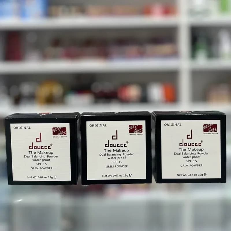 پنکک برند Dou مات و مخملی اورجینال با پد و آینه در 3 شماره کد 6174 — تصویر ۷