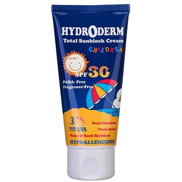 کرم ضد آفتاب کودک هیدرودرم با SPF30 حجم 50 میلی لیتر — تصویر ۲