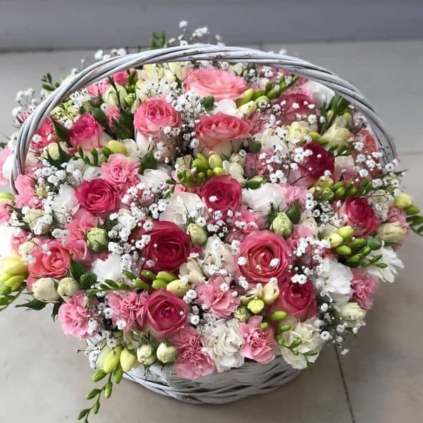 سبد گل ممتاز کد 4585 | گلفروشی آنلاین مازندران ، گیلان و گلستان ( ارسال گل به محل ) — تصویر ۲