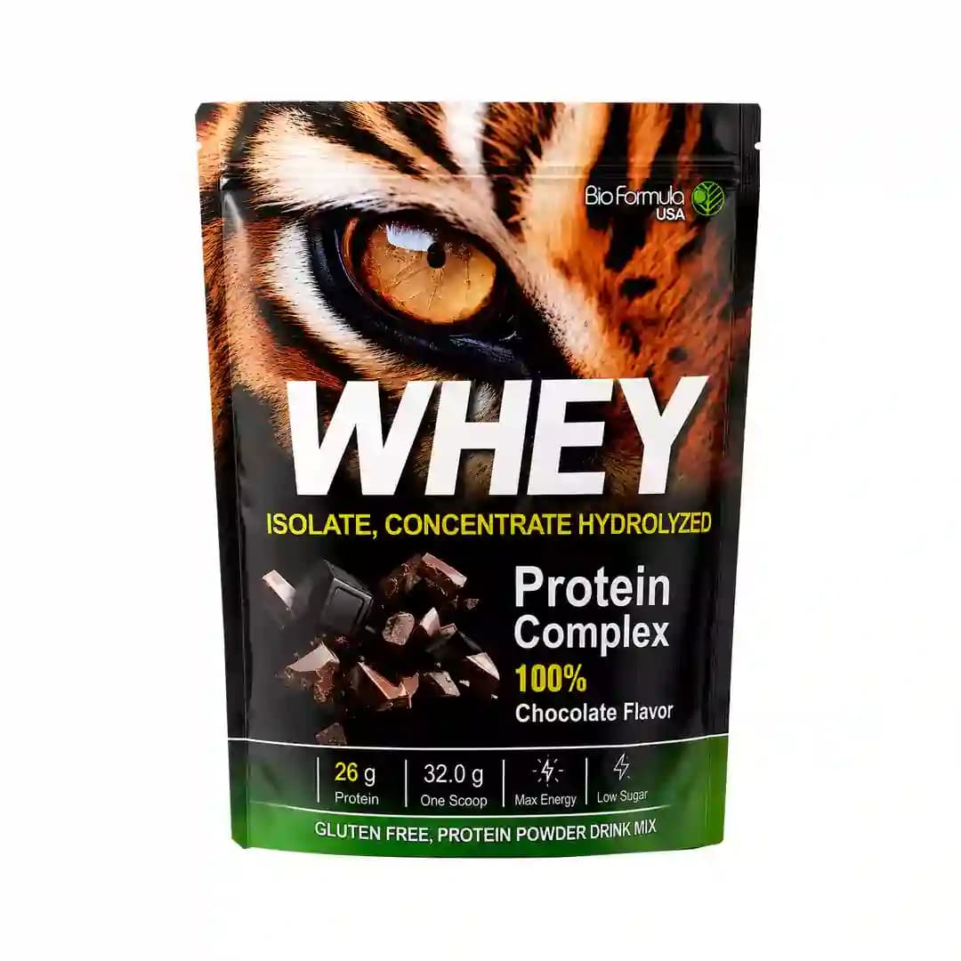پودر وی پروتئین کمپلکس بایو فرمولا با طعم شکلات 2000 گرم/Bio Formula Complex Whey Protein Powder 2000 g — تصویر ۲
