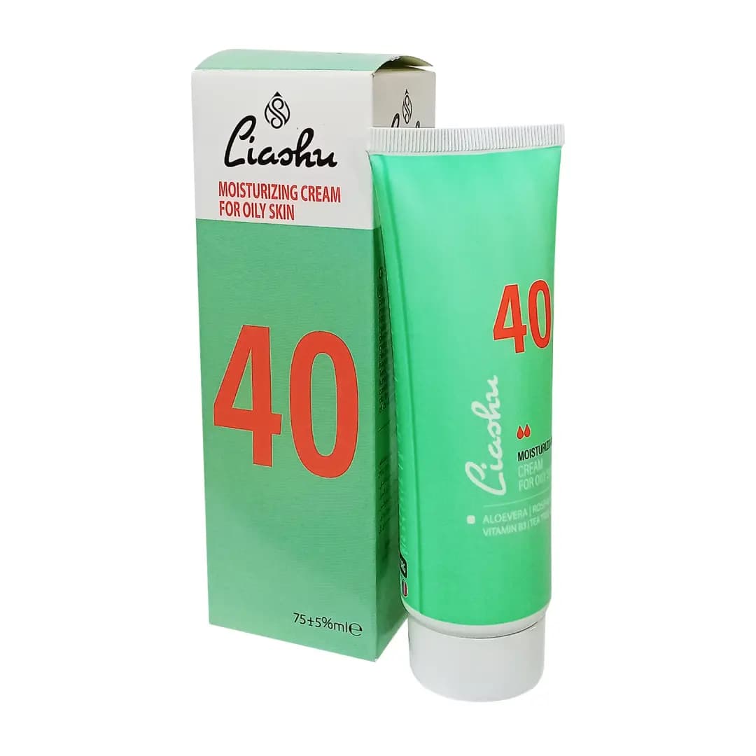 کرم مرطوب کننده صورت لیاشو آلوئه ورا مناسب پوست چرب 75 میلی لیتر/Liasho Aloe Vera Face Moisturizer for Oily Skin 75 ml