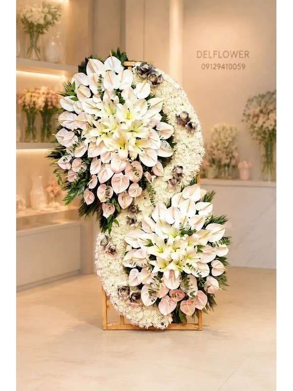 تاج گل ختم BBF552