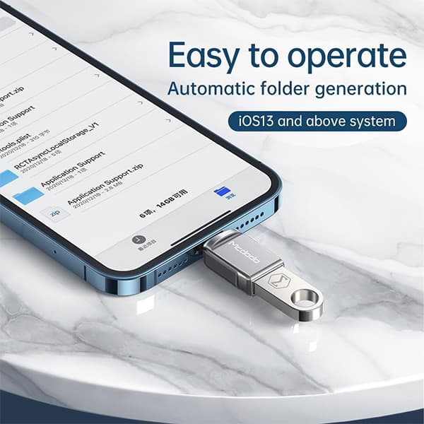 مبدل USB به Lightning مکدودو مدل OT-8600 — تصویر ۴