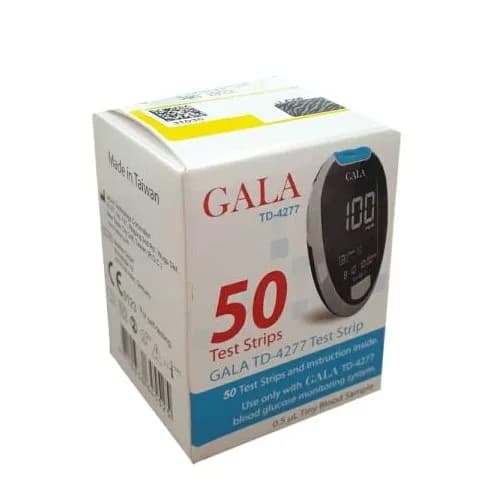 نوار تست قند خون گالا GALA مدل TD4277 – بسته 50 عددی