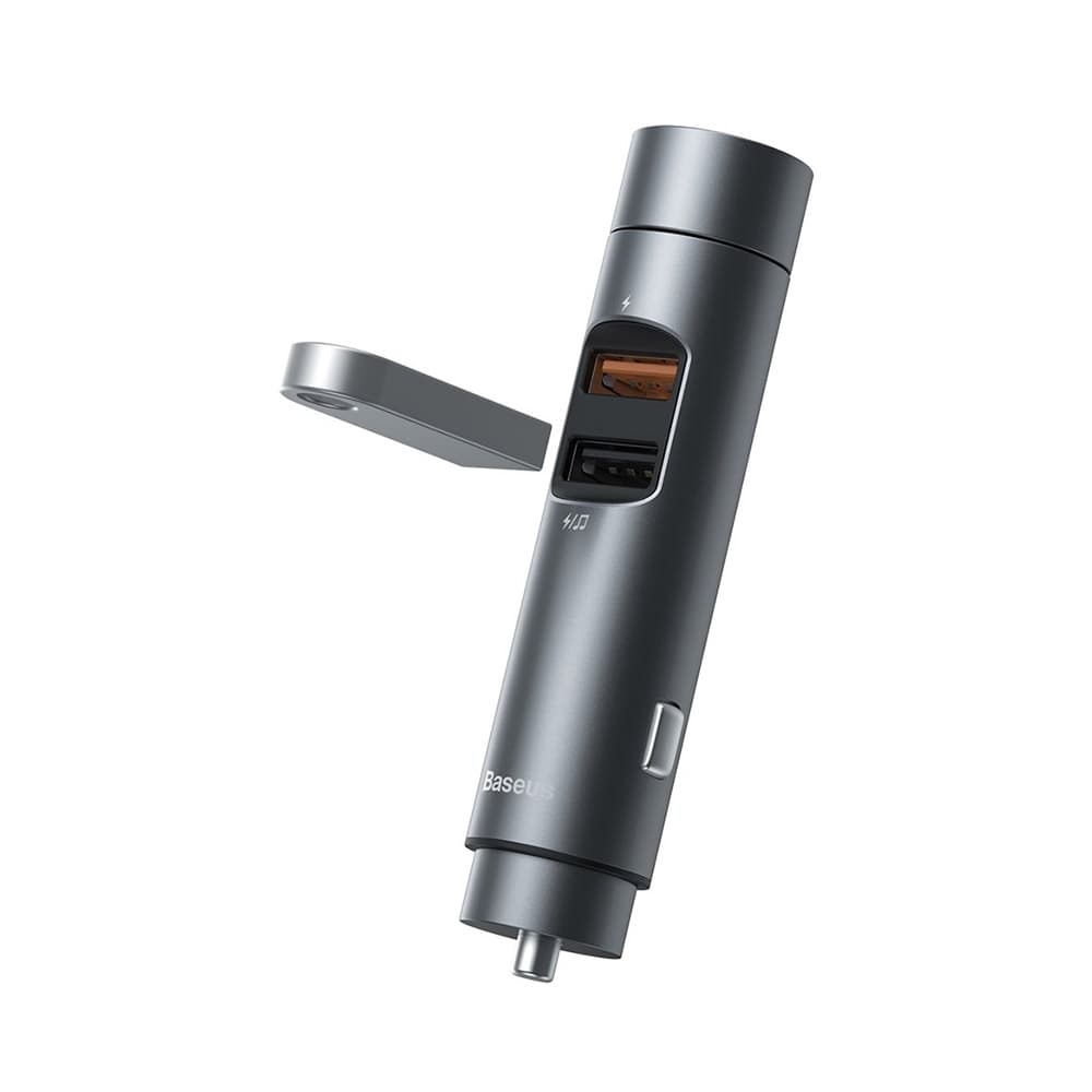 شارژر فندکی و پخش کننده بلوتوث بیسوس Baseus Energy Column Car Wireless CCNLZ-C0G توان 18 وات