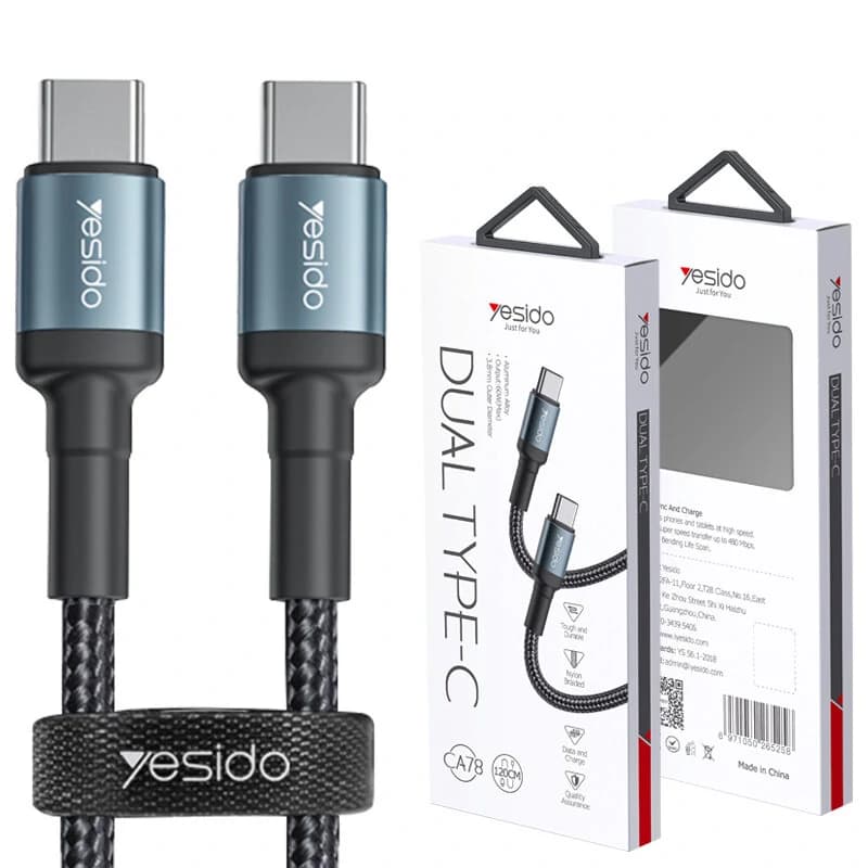 کابل تبدیل یسیدو مدل YESIDO USB-C To USB-C CA79 — تصویر ۴