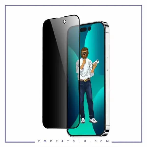 گلس حریم شخصی گرین لاین آیفون Iphone 14 Pro Max — تصویر ۵