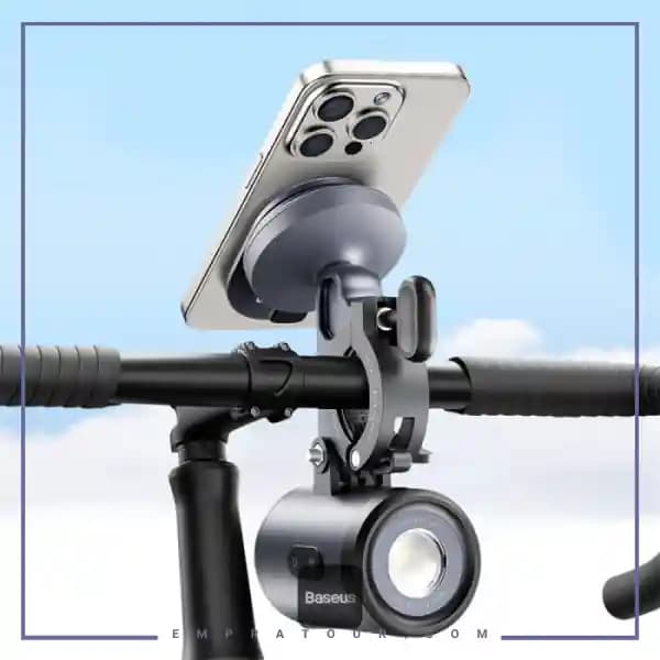 هولدر و چراغ قوه دوچرخه و موتور بیسوس BS-CG025 — تصویر ۷