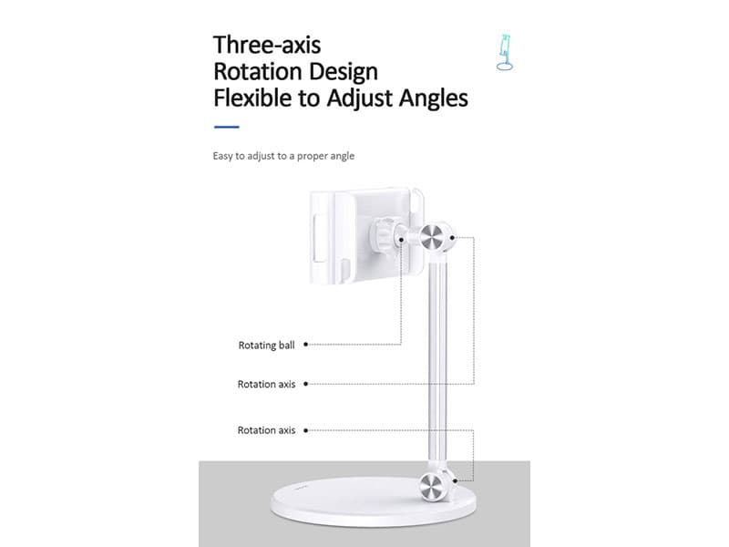 پایه نگه دارنده گوشی و تبلت رومیزی یوسمز Usams US-ZJ057 Tablet Desktop Stand — تصویر ۷