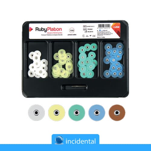 کیت پرداخت کامپوزیت ۸۰ عددی اینجی دنتال (Polishing Discs) — تصویر ۲
