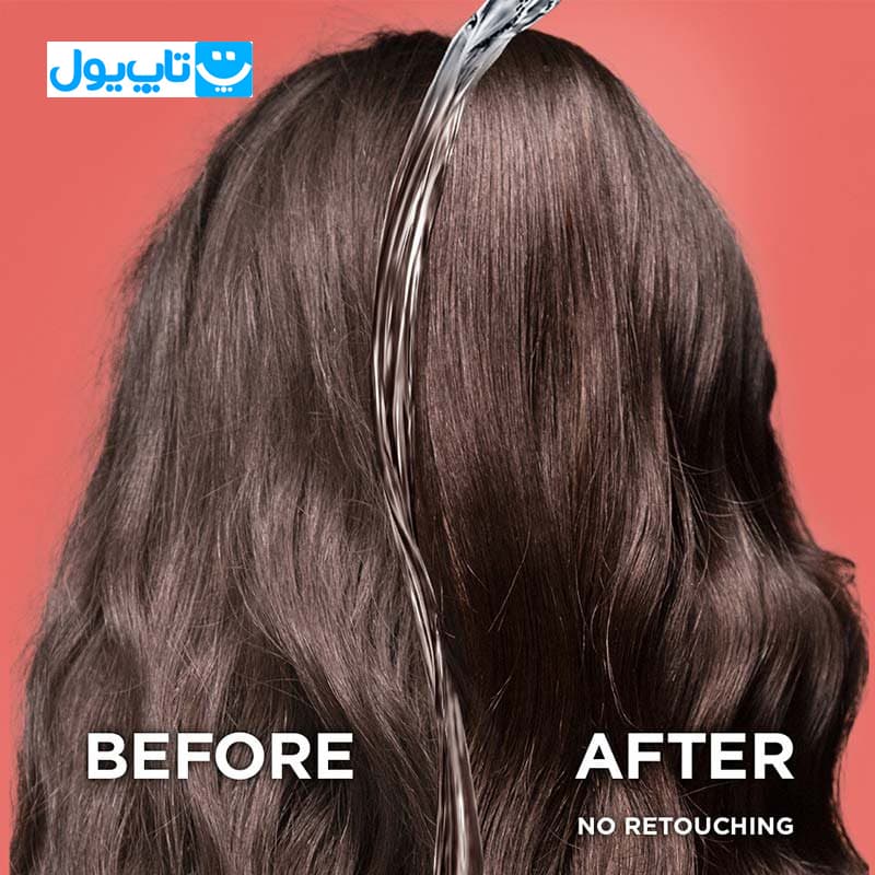 سرم تقویت کننده و براق کننده مو لورآل Loreal مدل Wonder Water واندر واتر ۸ ثانیه Color Vive مناسب موهای رنگ شده حجم 200 میلی لیتر — تصویر ۵