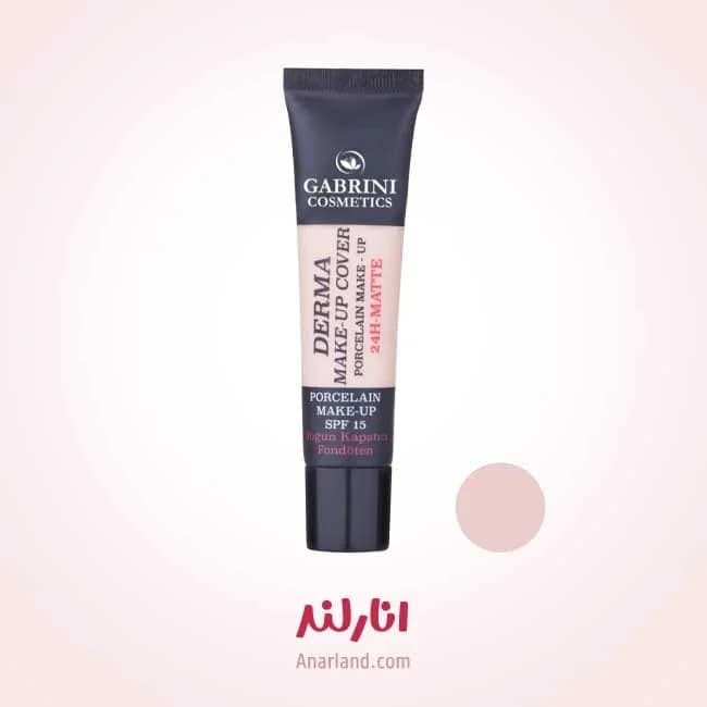 کرم پودر مات گابرینی مدل Derma شماره 101 حجم 40 میلی لیتر