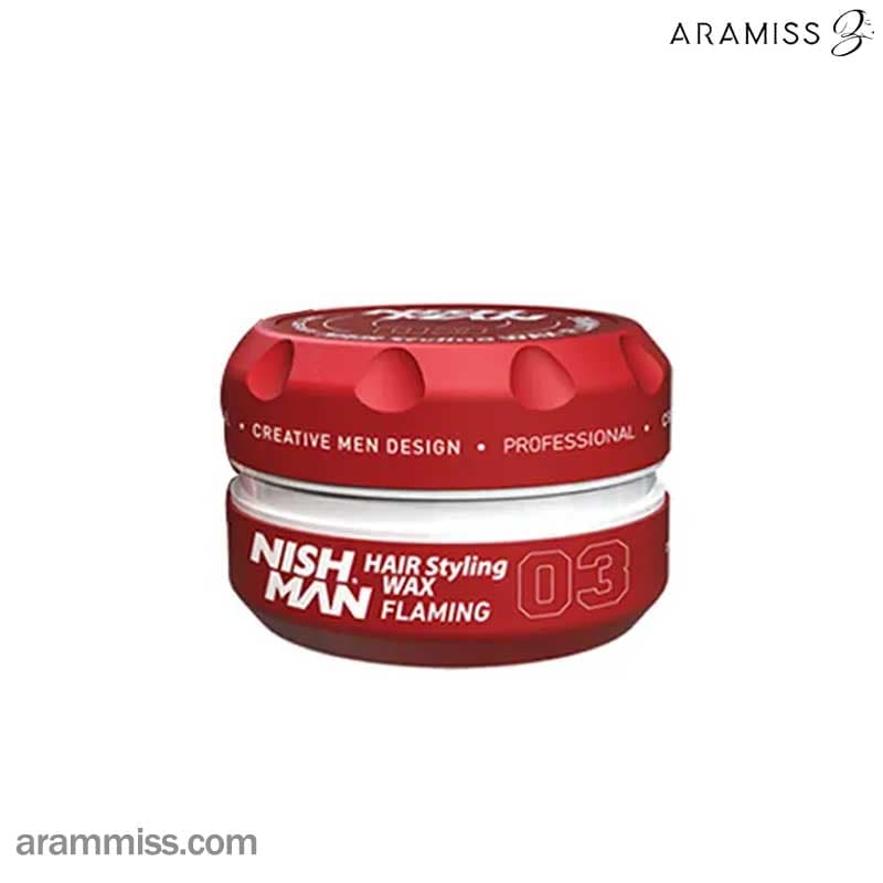 واکس مو اکوا نیشمن 03 NISHMAN AQUA WAX FLAMING