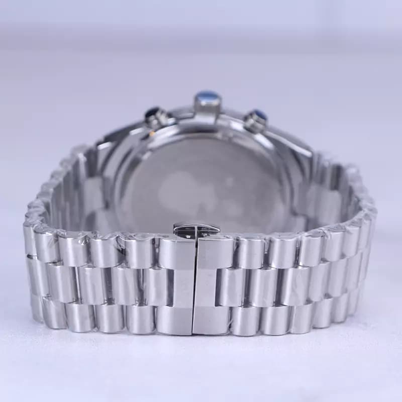 ساعت مچی سیتیزن مردانه فلزی نقره ای صفحه سفید G 981/1 — تصویر ۴