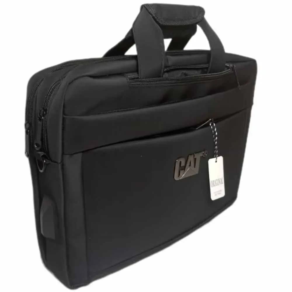 کیف لپ تاپ طرح CAT مدل سه کاره (دستی، دوشی و کوله پشتی) کد 13