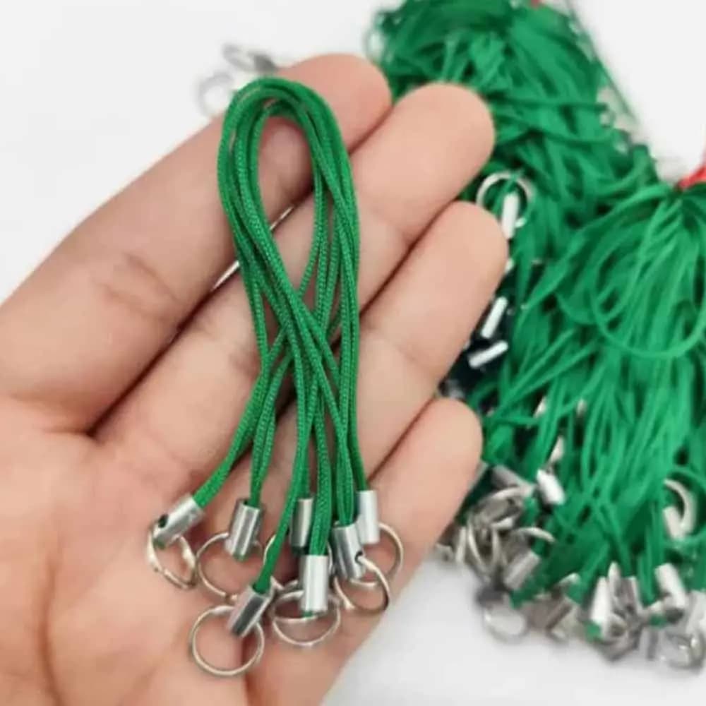 بند آویز فلش مموری و موبایل به همراه حلقه فلزی بسته 10 عددی — تصویر ۵