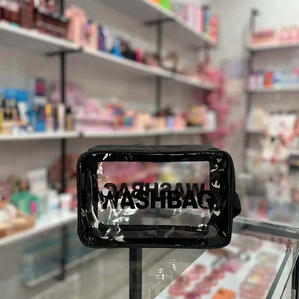 کیف آرایشی و بهداشتی مدل واش بگ مشکی مسافرتی