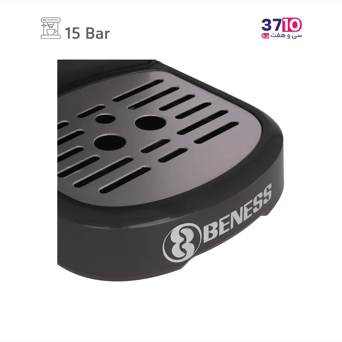 اسپرسوساز بنس BENESS مدل BC-S8502D خاکستری 1100 وات — تصویر ۵
