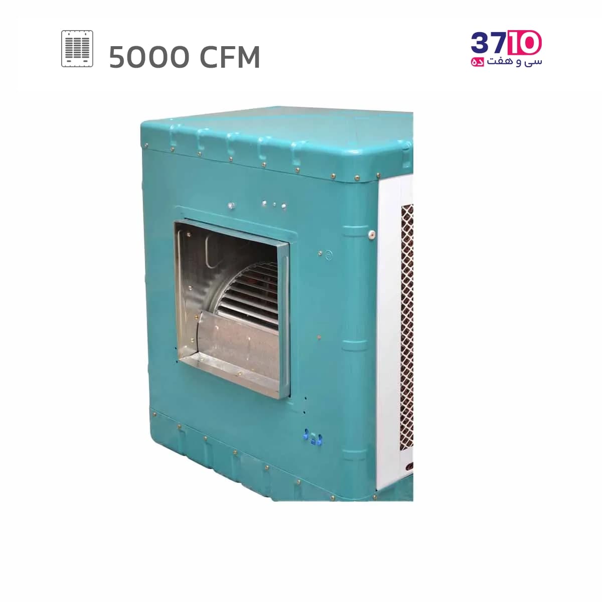 کولر آبی برفاب BARFAB مدل BF5-CP سلولزی ظرفيت 5000 همراه با ریموت كنترل — تصویر ۳