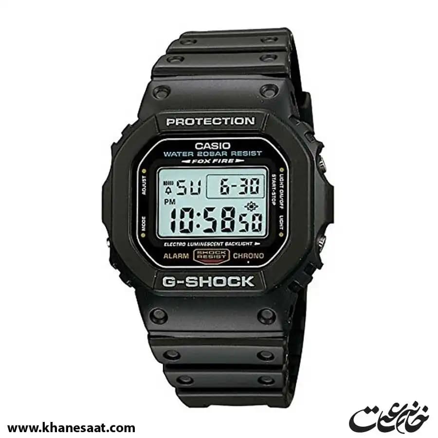 ساعت مچی مردانه کاسیو جی شاک مدل DW-5600E-1V — تصویر ۴