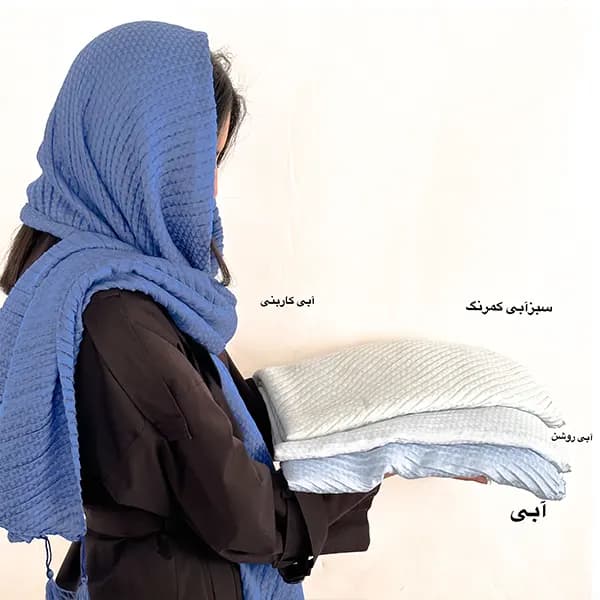 شال پلیسه نخی صدفی — تصویر ۸