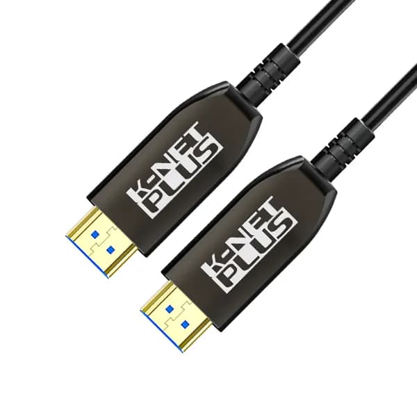 کابل فیبر نوری HDMI 2.1 کی نت پلاس مدل KNET PLUS KP-CHAOC21260 به طول 60 متر
