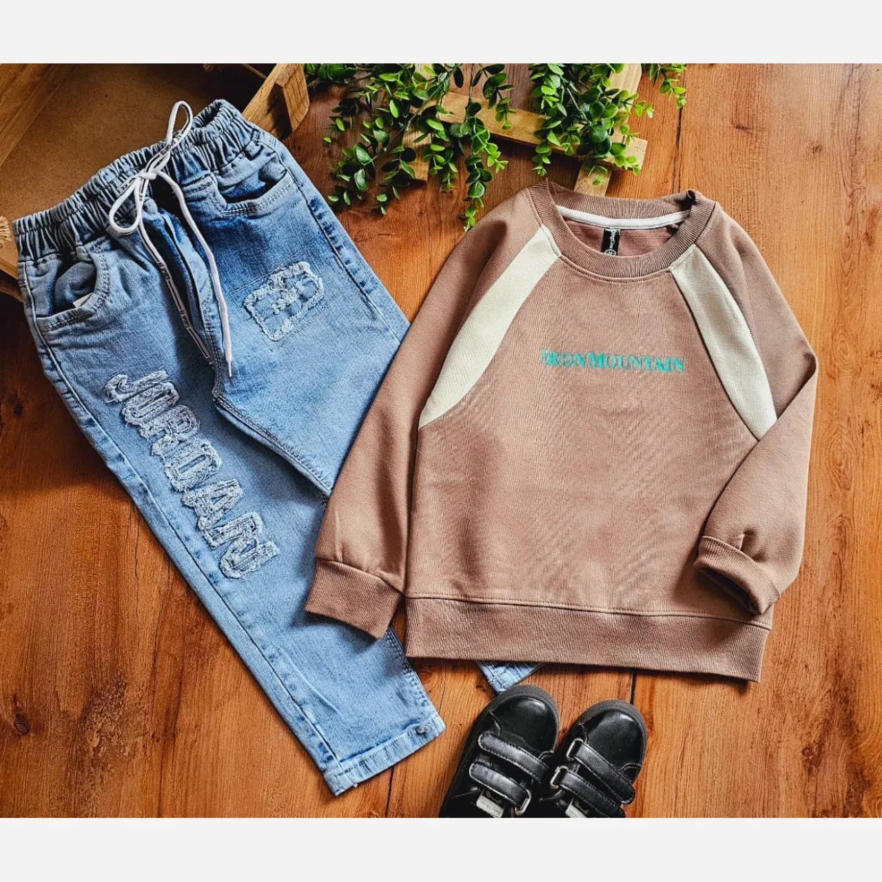 بلوز دورس سه نخ بچگانه وارداتی مدل لش مناسب 3 تا 10 سال — تصویر ۷