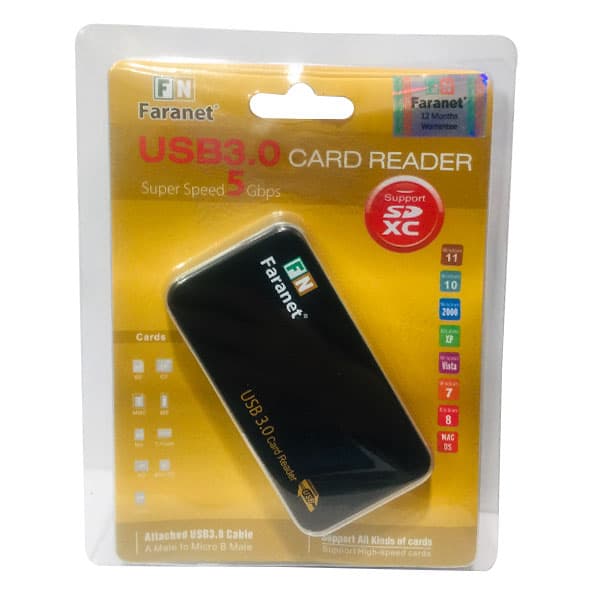 کارتخوان و رم ریدر فرانت مدل FN-U3CR500 — تصویر ۴