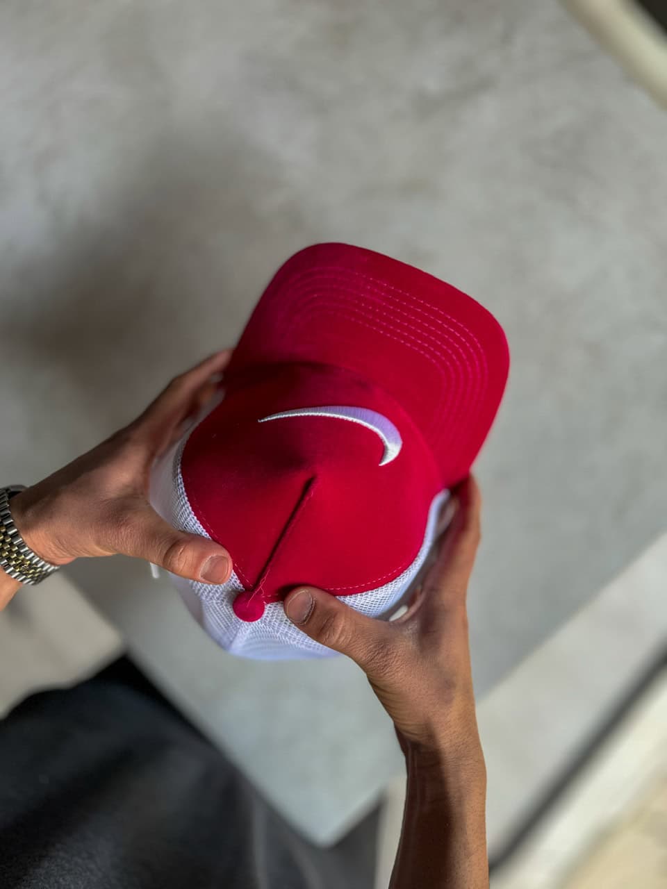 کلاه کپ مخمل پشت تور 47 طرح NIKE — تصویر ۵