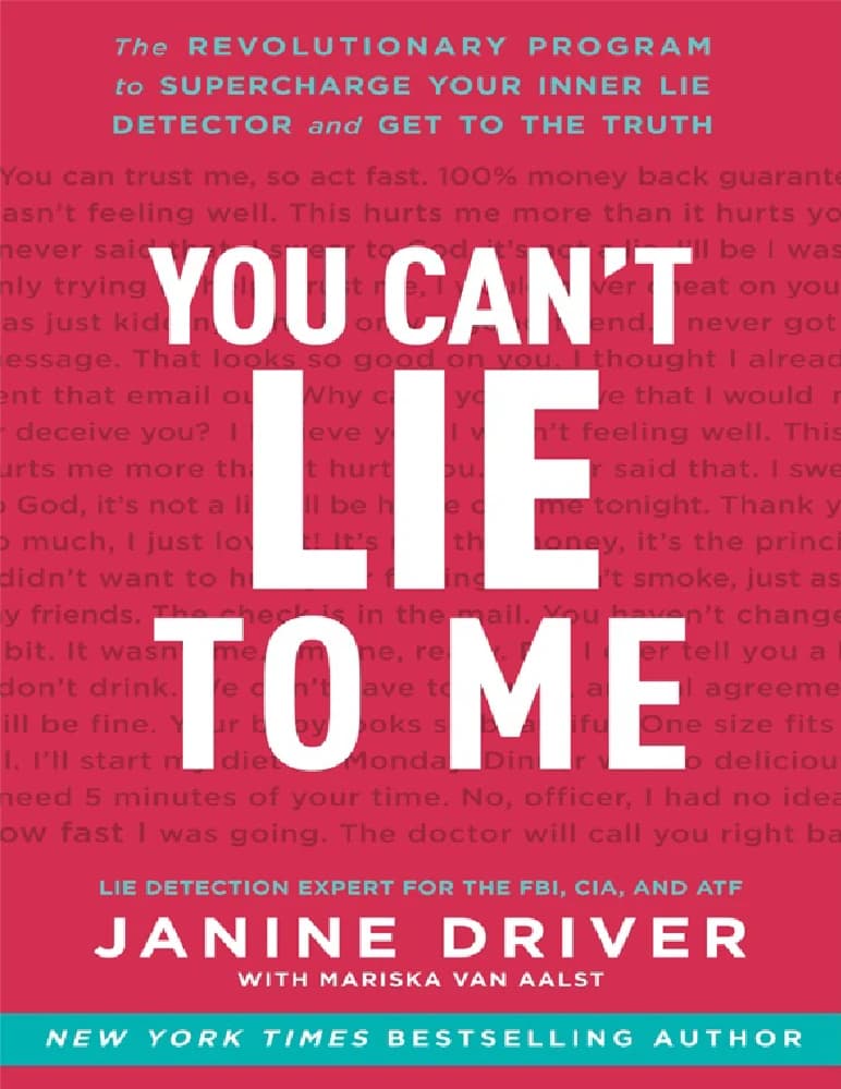 کتاب You Can’t Lie to Me (نمی توانی به من دروغ بگویی) نسخه انگلیسی PDF | جنین درایور — تصویر ۳
