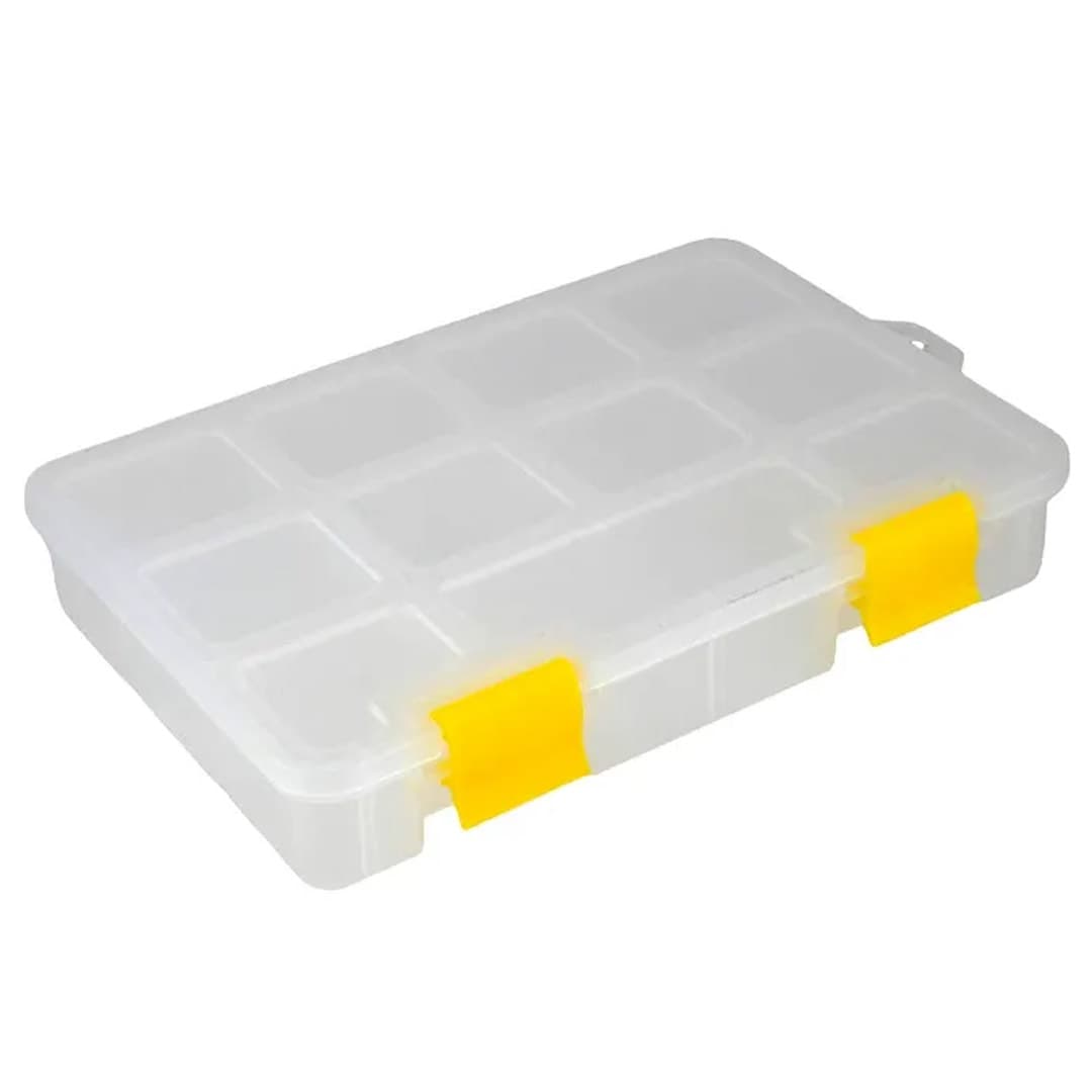 جعبه ابزار اورگانایزر پلاستیکی 11 خانه سایز 20x13x3 سانتی متر — تصویر ۳