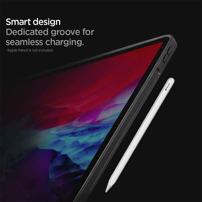 کیف کلاسوری اسپیگن تبلت اپل iPad Pro 12.9 2020 / 2018 به همراه جا قلمی — تصویر ۸
