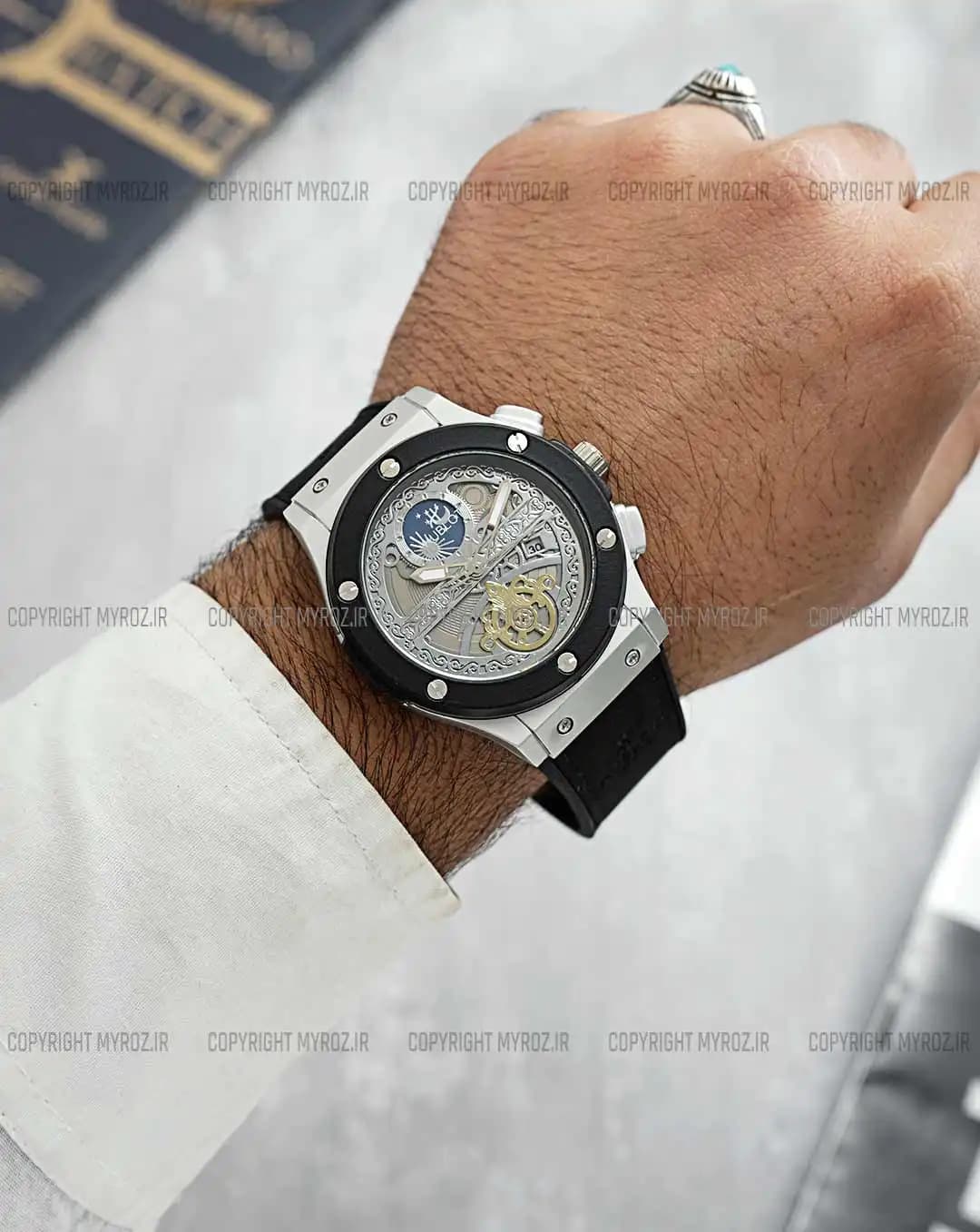 ساعت مچی مردانه هابلوت HUBLOT مدل بیگ بنگ کد 2483 — تصویر ۳