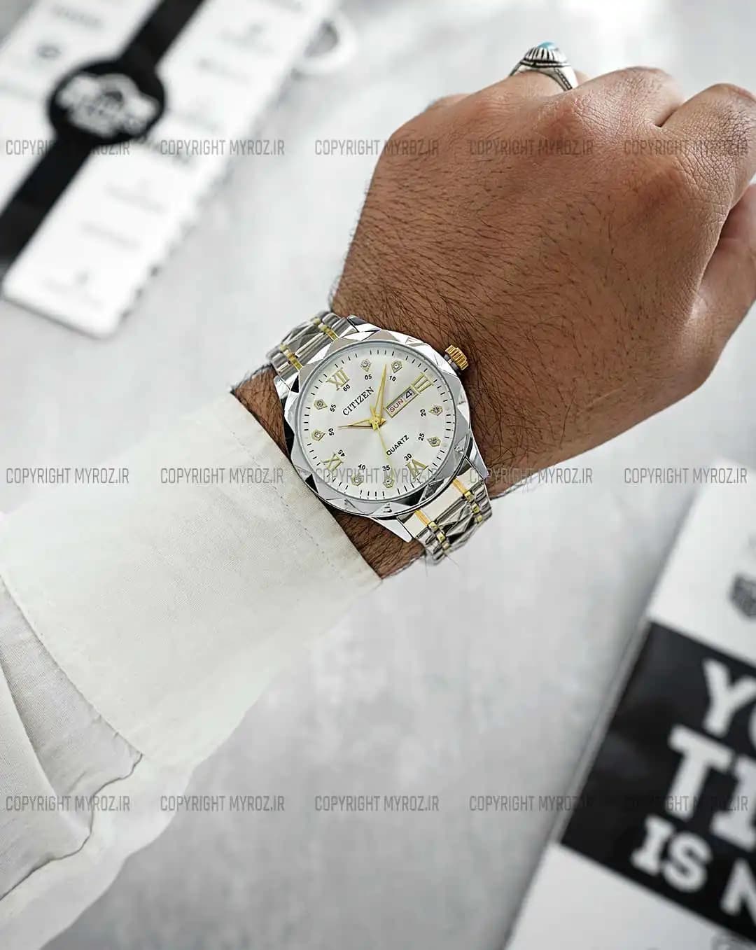 ساعت مچی مردانه سیتیزن CITIZEN مدل VIP کد 2445 — تصویر ۲