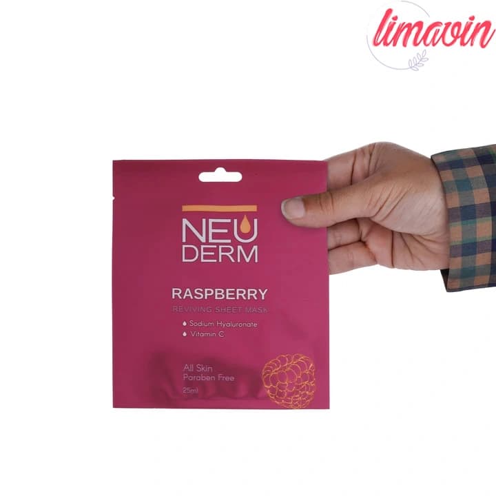 ماسک صورت نئودرم مدل Raspberry حجم 25 میلی لیتر — تصویر ۴
