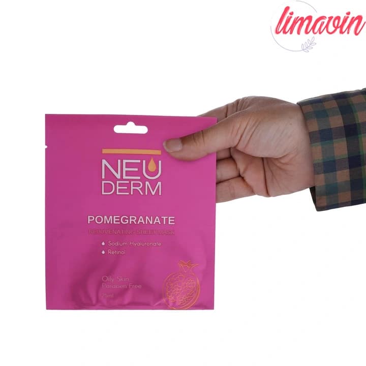 ماسک صورت نئودرم مدل Pomegranate حجم 25 میلی لیتر — تصویر ۴
