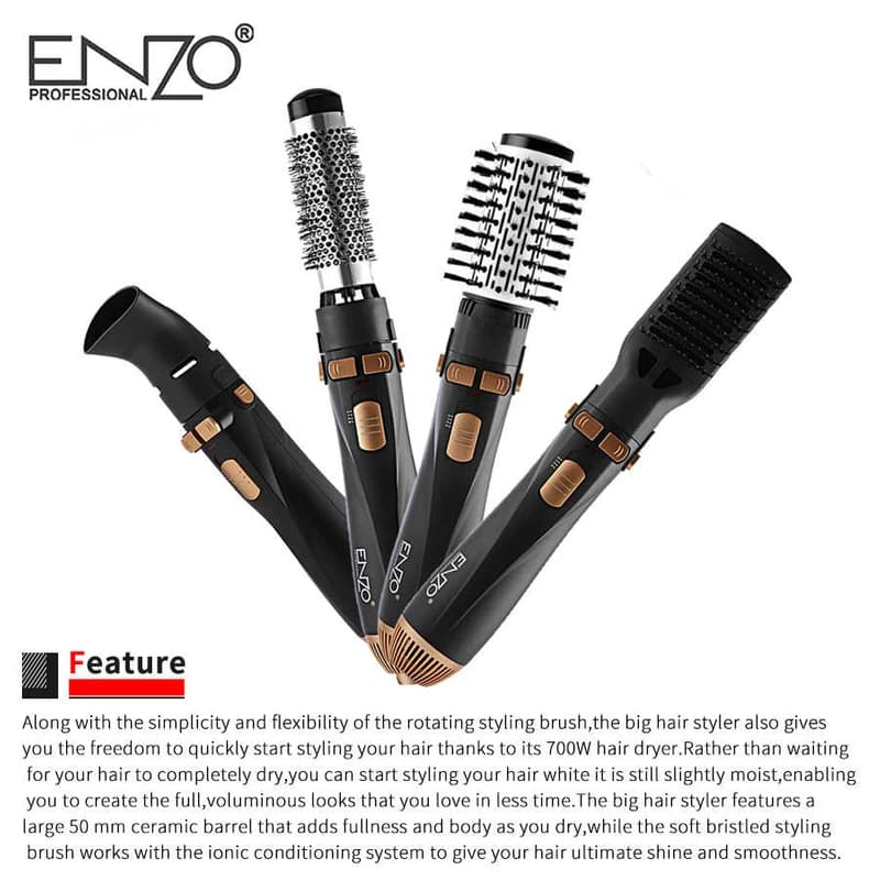سشوار چرخشی انزو پروفیشینال مدل ENZO746 — تصویر ۶