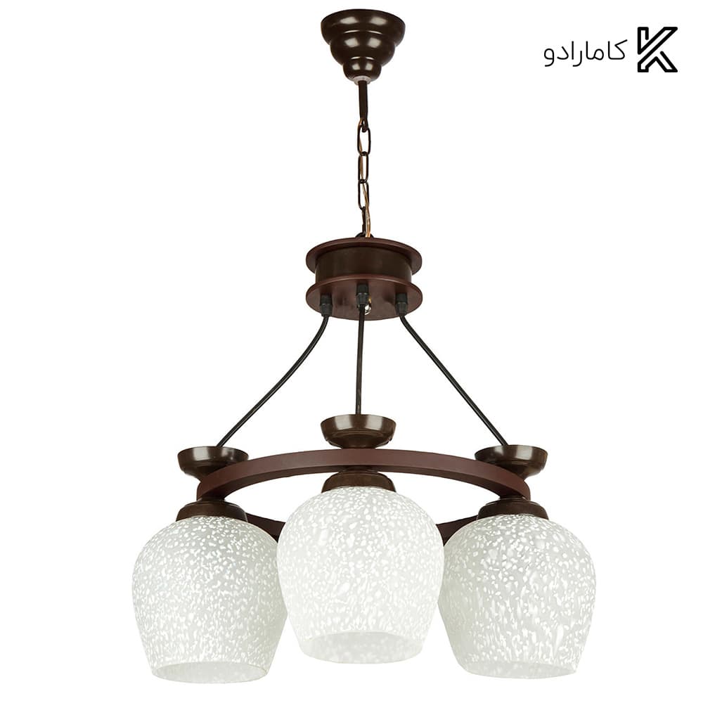 لوستر 3 شعله چشمه نور کد G576-3