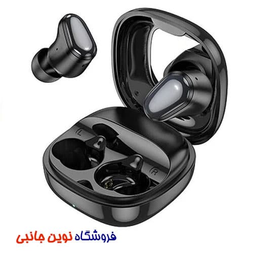 هدفون بلوتوثی ایرپاد هوکو مدل EQ13 اصلی | HOCO EQ13 TWS True Wireless Bluetooth Headphones Mini Earbuds HD Stereo BT5.3 LED Digital Display (تک / عمده )