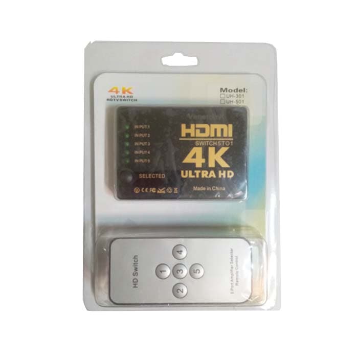 سوئیچ HDMI کنترل دار 4K ونتولینک 3 پورت کد 5543 — تصویر ۴