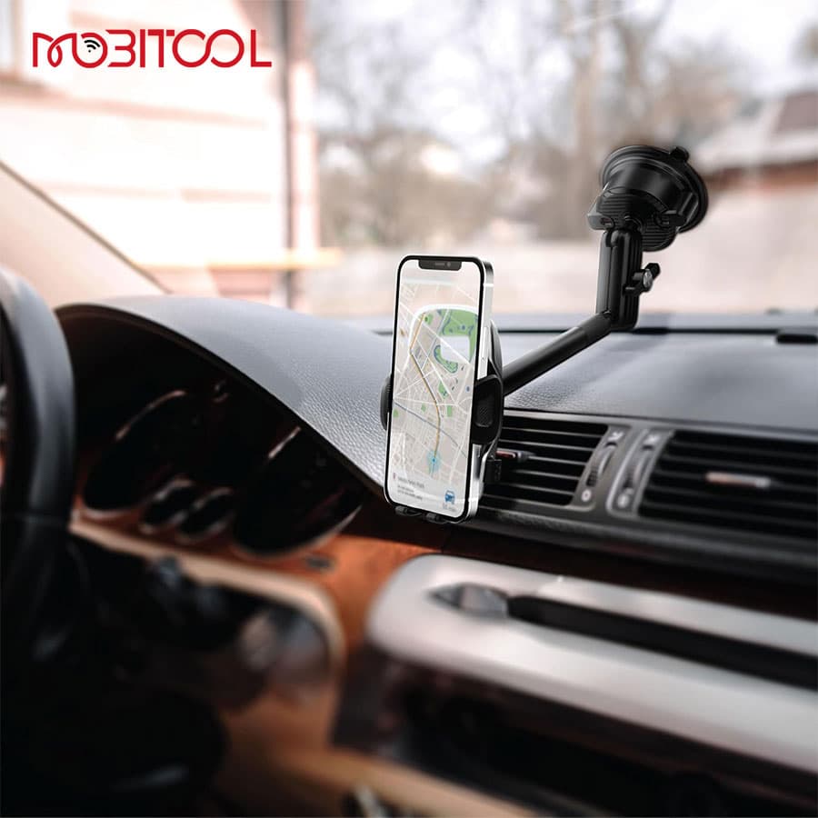 هولدر مکشی موبایل خودرو گرین لاین Green Lion GX-38 Suction Phone Holder — تصویر ۷