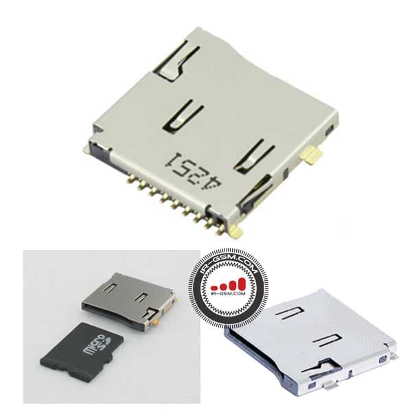 کانکتور مموری چینی CONNECTOR MICRO SD/TF
