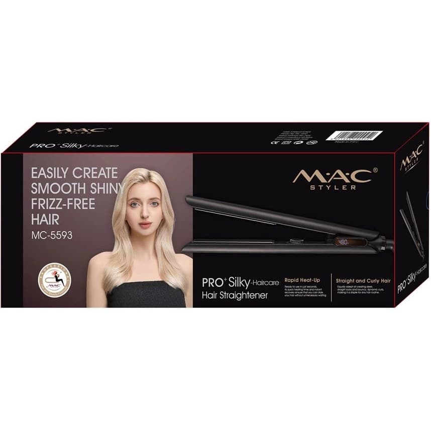 اتو مو حرفه ای (مخصوص کراتین) مک استایلر مدل MAC-5593 — تصویر ۳