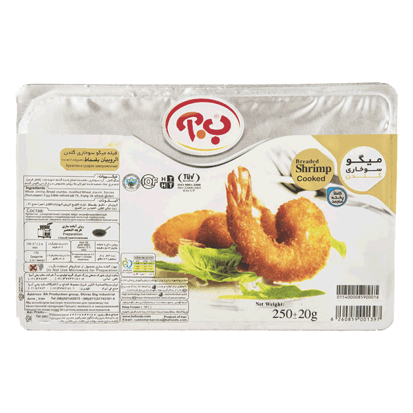 میگو سوخاری گلدن250گ ب.آ